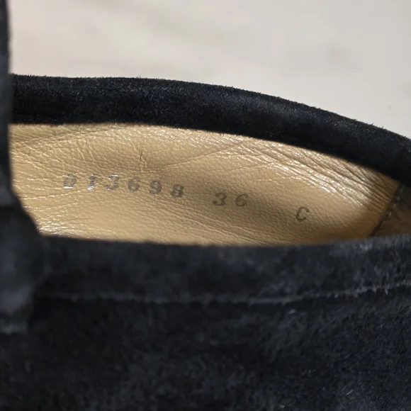 Gucci Black Suede Horsebit Loafers - Picture 5 of 9